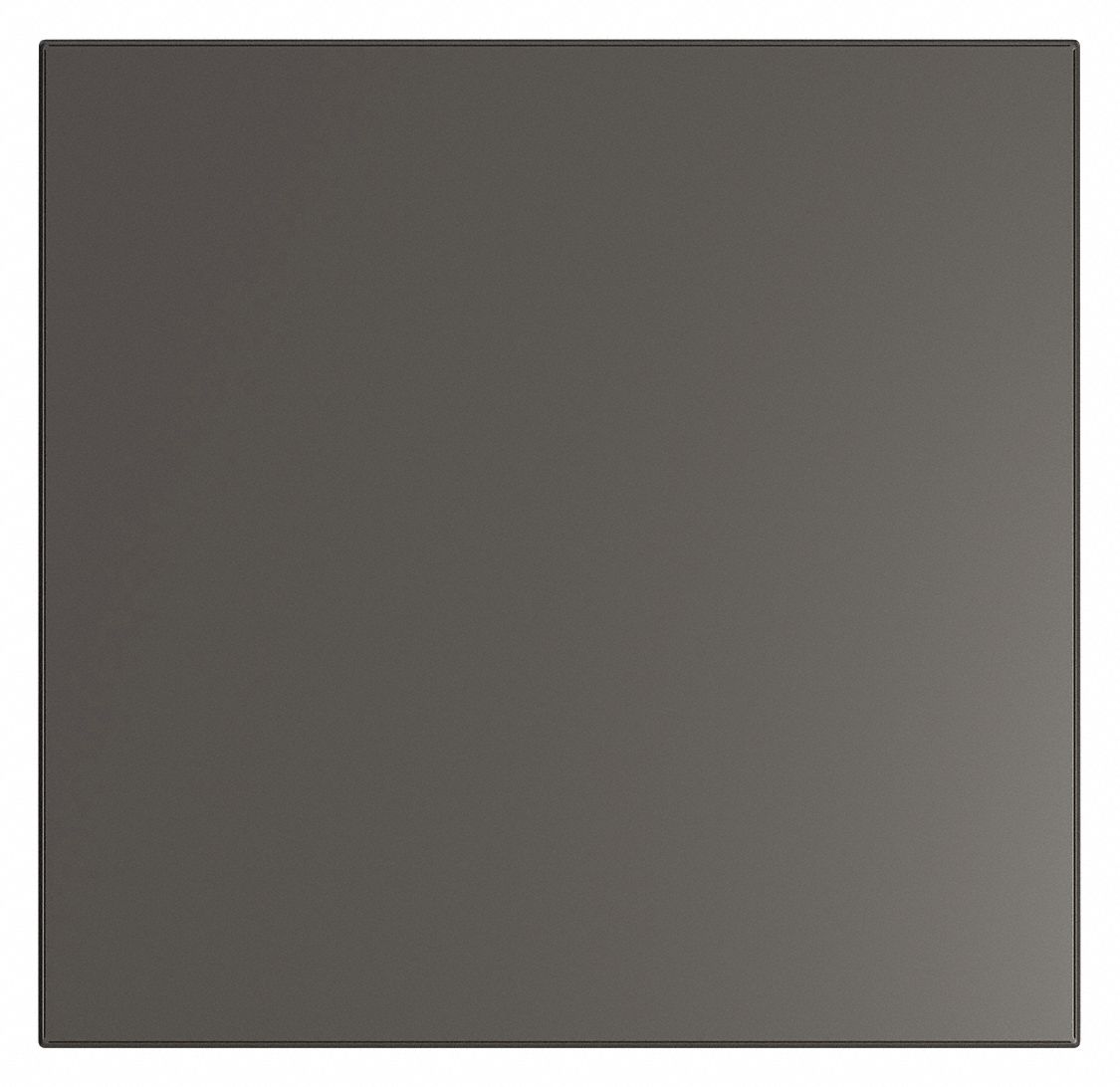 Partition Panel: 58 in x 60 in x 1 in, Smooth Semi Gloss, Black, Wall and Column Anchored