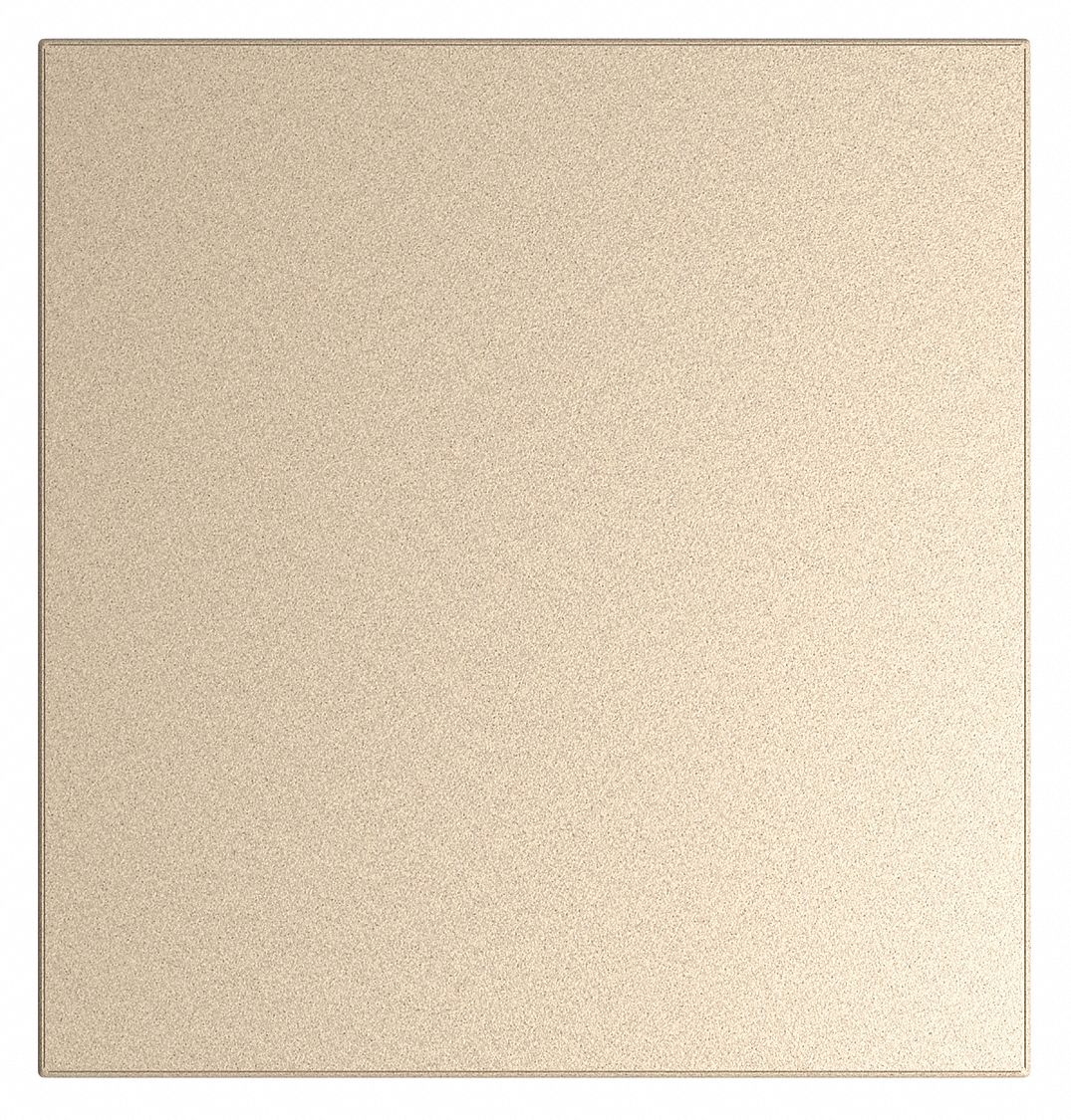 Partition Panel: 58 in x 55 in x 1 in, Rough Semi Gloss, Sandy Beach, Vandal-Resistant