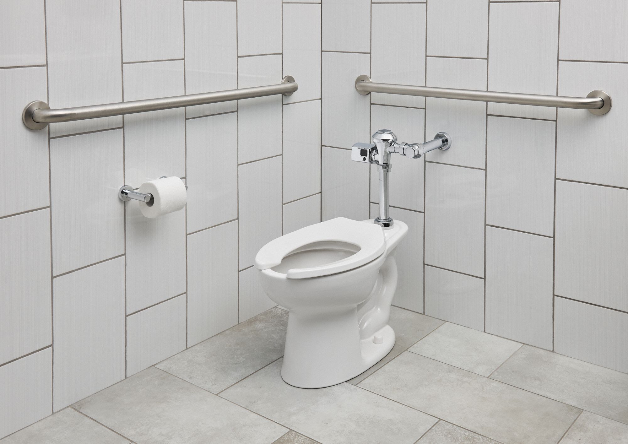 AMERICAN STANDARD Elongated, Floor, Flush Valve, Toilet Bowl, 1.1, 1.28