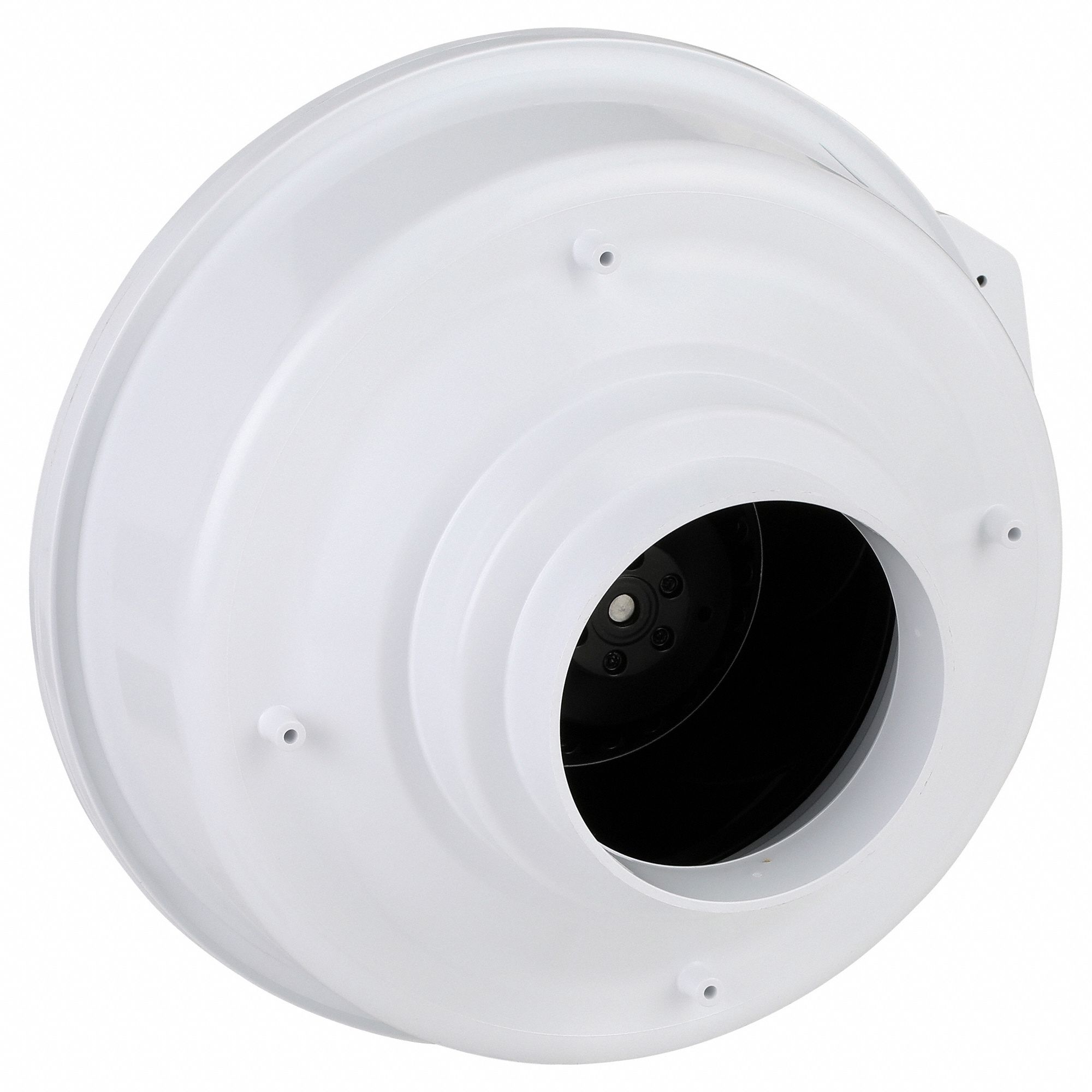 IN-LINE DUCT FAN, 180 CFM MAX, 4 IN DUCT, 80 W, 120V AC, 1 PH, IP44, PLASTIC