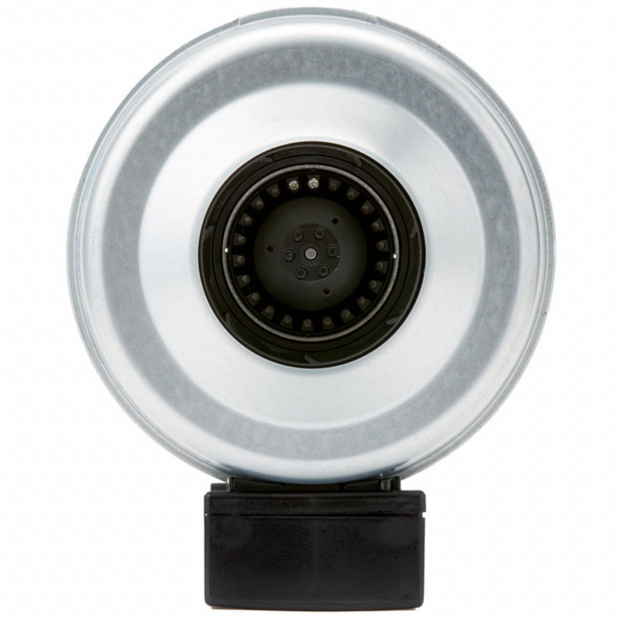IN-LINE DUCT FAN, 135 CFM MAX, 4 IN DUCT, 20 W, 120V AC, 1 PH, IP44, GALVANIZED STEEL