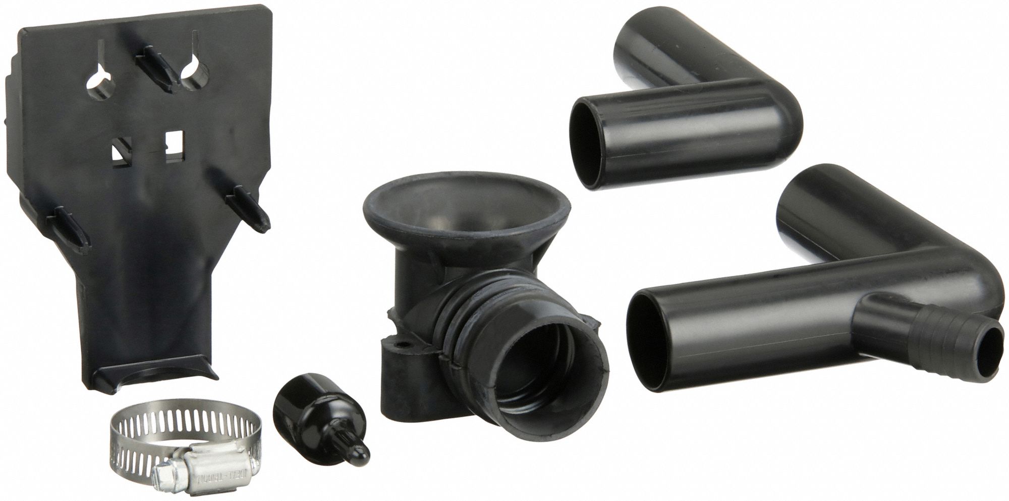 Drain Replacement Kit: Drain Bracket Adapter/Drain Fitting/Drain Gasket Clamp/Drain Tube