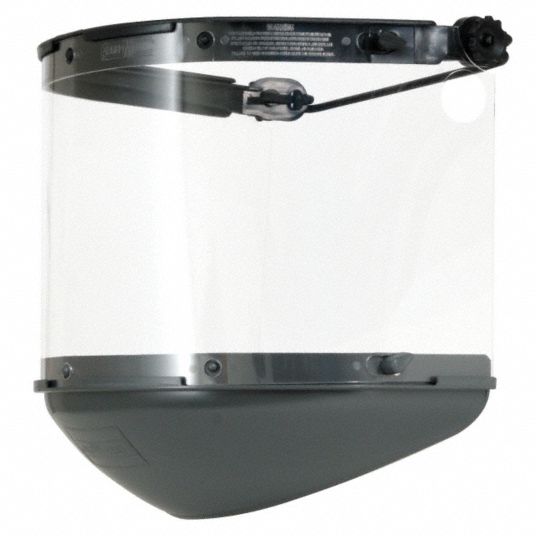 HONEYWELL FIBRE-METAL, Clear, Uncoated, Dual Crown Faceshield - 15W981 ...