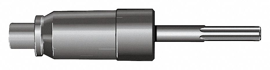 SPLINE ADAPTER, SPLINE DRILL BIT SHANK, SDS MAX TOOL SIDE SHANK, 6 IN ADAPTER L