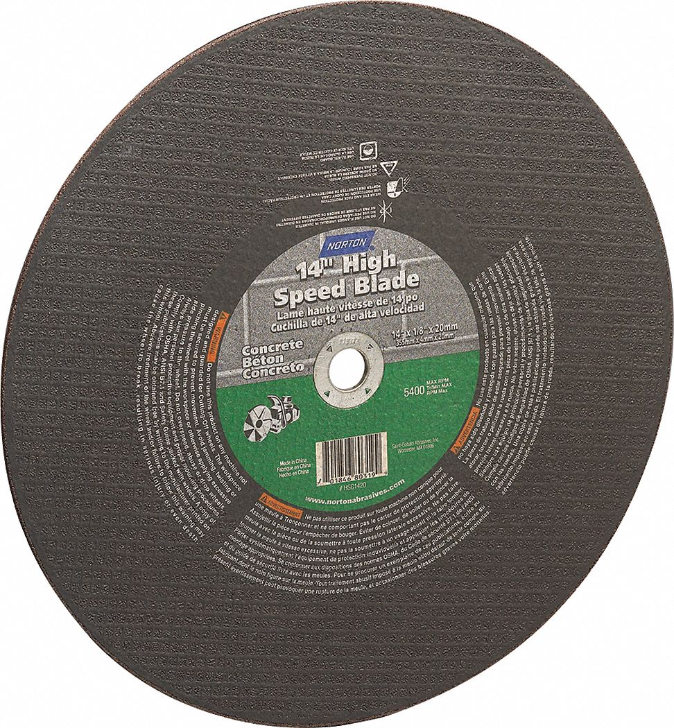 MEULE TRONCON CONCRETE 16X1/8X1