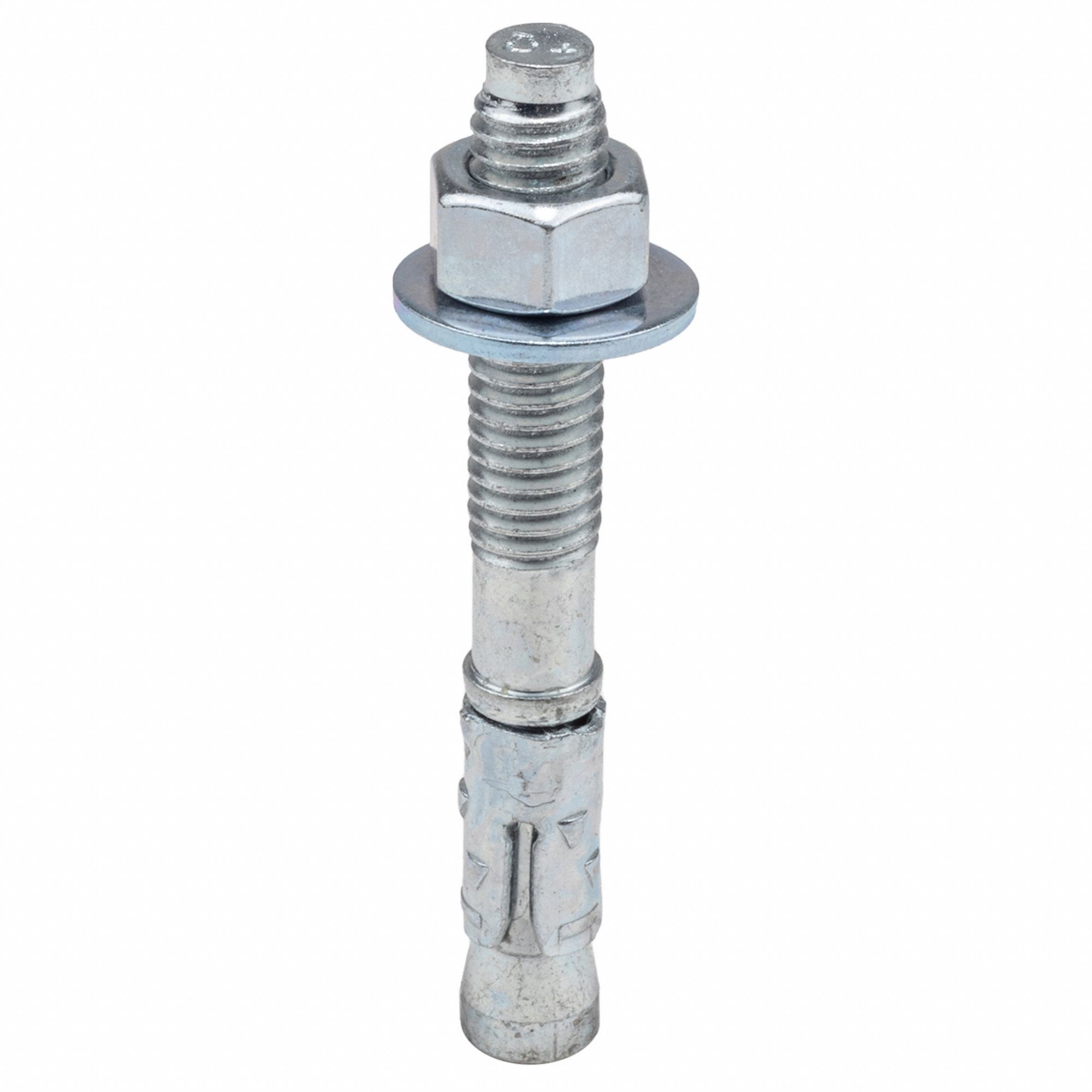 RED HEAD SWW-3830 Wedge Anchor,3/8"-16,SS,3/8 in,PK50 15X091
