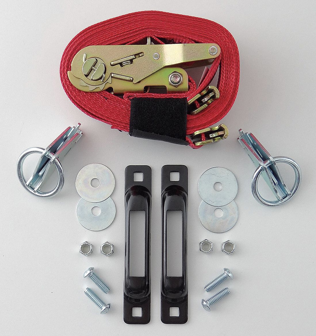 16 ft Cargo Tie Down Lg, 2 in Cargo Tie Down Wd, Tie Down Strap Kit