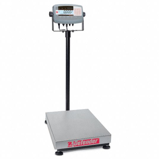 Platform Bench Scale, LCD Scale Display, Weighing Units g, lb - Grainger