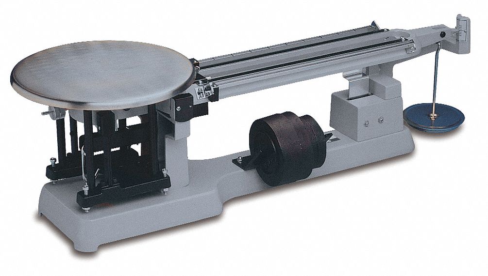 OHAUS 20 kg, Mechanical, Graduated Beam, Compact Bench Scale 15X576