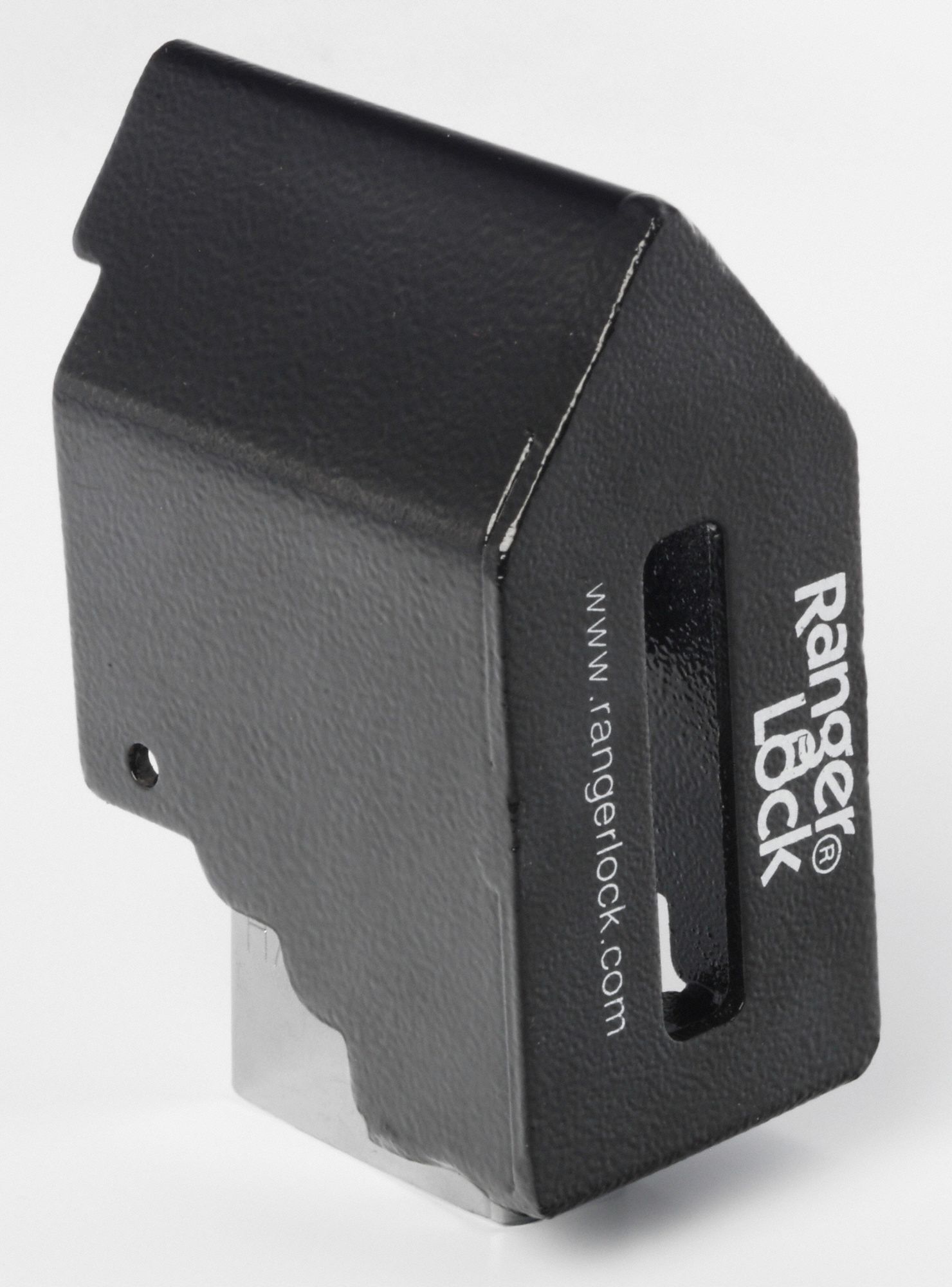 RANGER LOCK Hardened Steel Elongated Lock Padlock Guard, 4 1/2 inH x 2