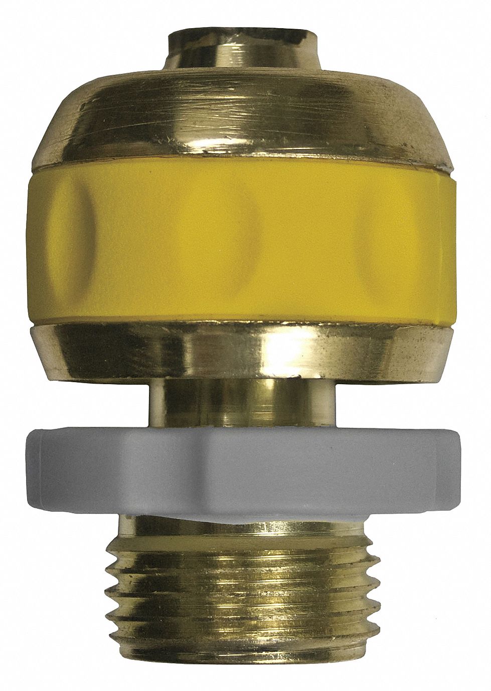 Garden Hose Repair Fitting: For 5/8 in_3/4 in Hose I.D., GHT x GHT, Male x Female, Rigid, GHT