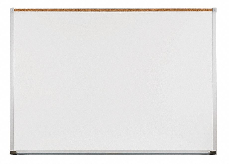 Wall Mounted, 48 in Dry Erase Ht, Dry Erase Board 15Y260E2H2AG Grainger