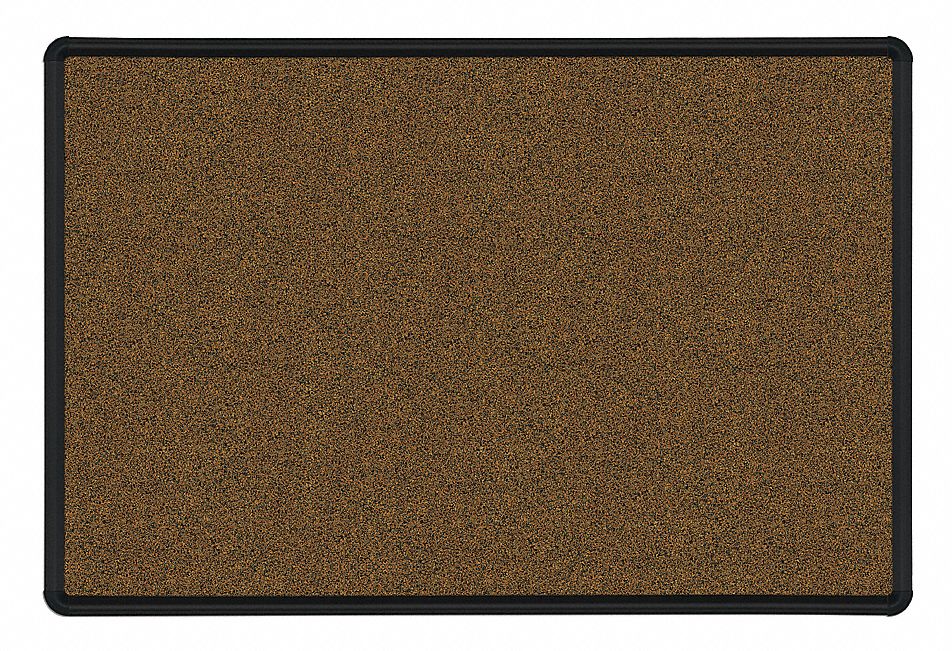 BALT PushPin Bulletin Board, Splash Cork, 48 inH x 48 inW, Black