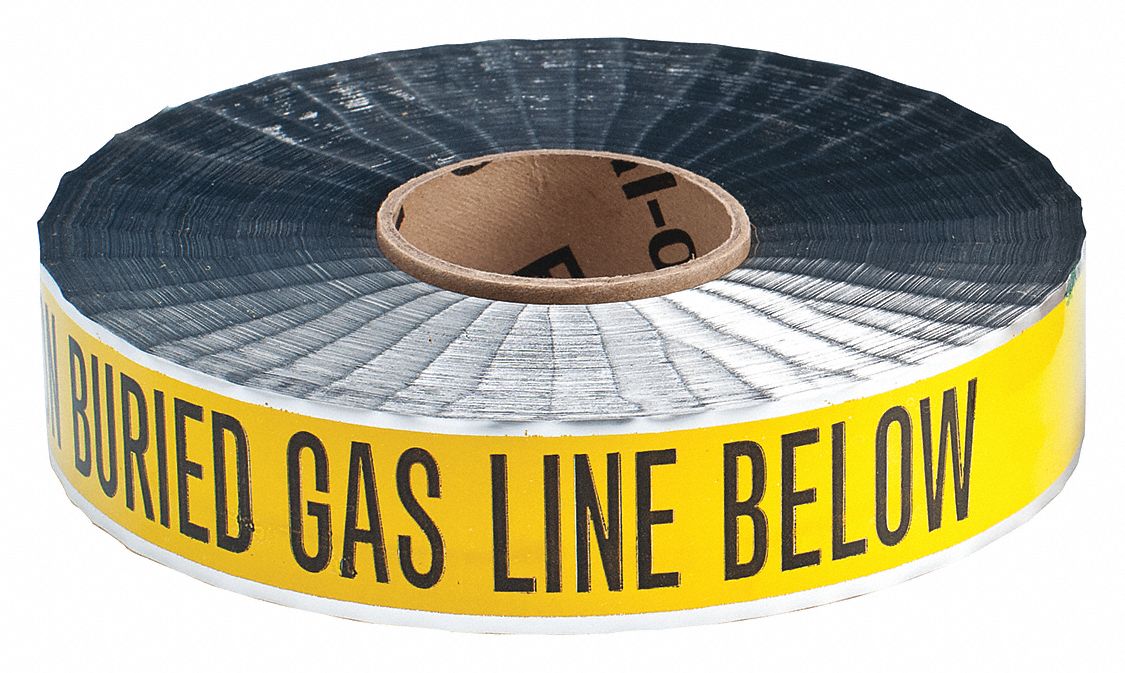 Swanson DETY31005 3Inch by 1000Feet 5MIL Detectable Tape Caution