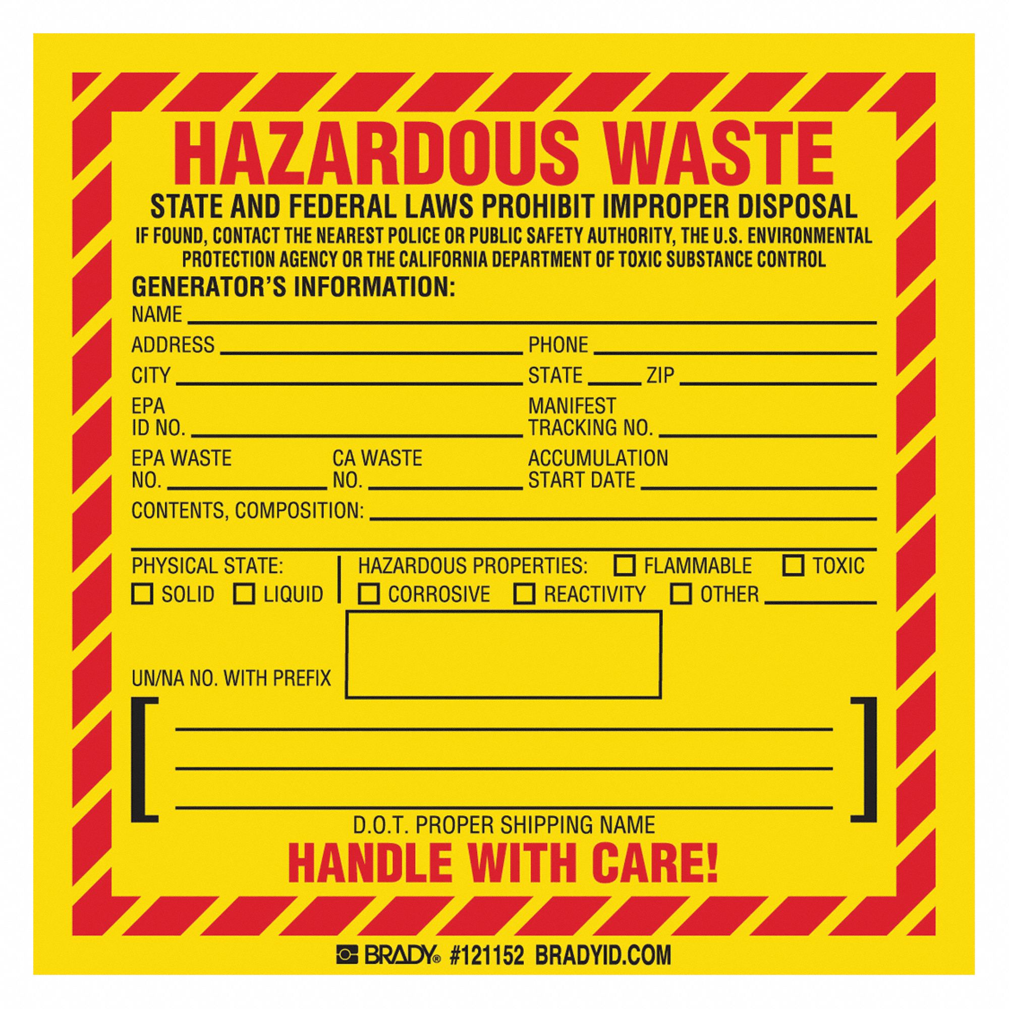 31 Hazardous Waste Label Template Labels Design Ideas 2020