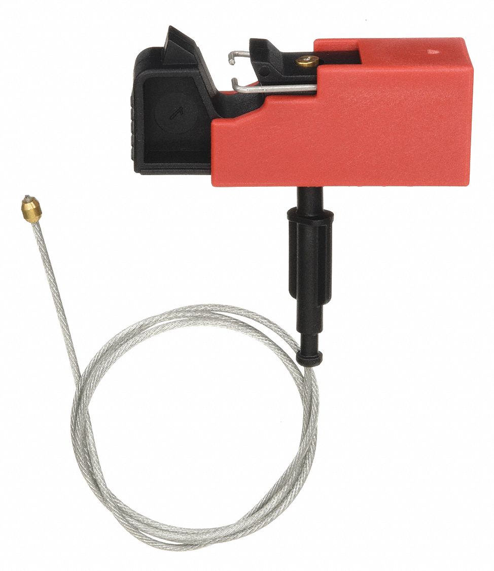 SINGLE POLE BREAKER LOCKOUT, SNAP-ON, FOR 120/277V AC VOLT, 6 PK