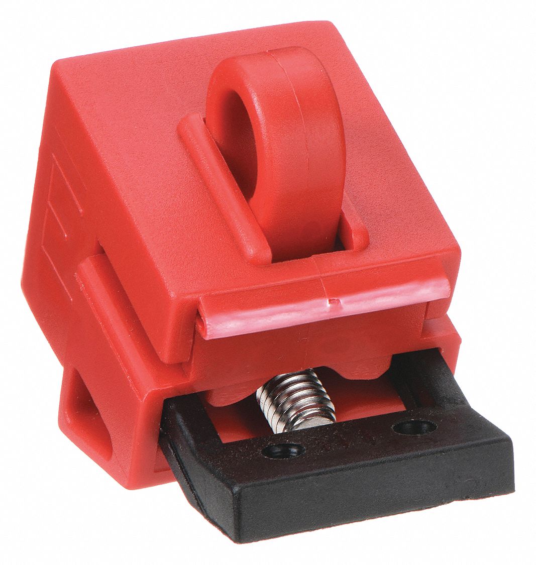 CIRCUIT BREAKER LOCKOUT, CLAMP-ON, FOR 120/277V AC VOLT, FOR SINGLE POLE CIRCUIT BREAKER