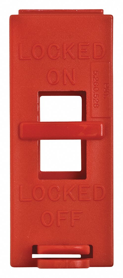 15Y516 - Wall Switch Lockout Red 9/32 in Dia.
