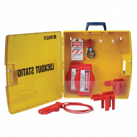 BRADY, 14 Components Included, Valve, Lockout Station - 15Y614|105936 ...