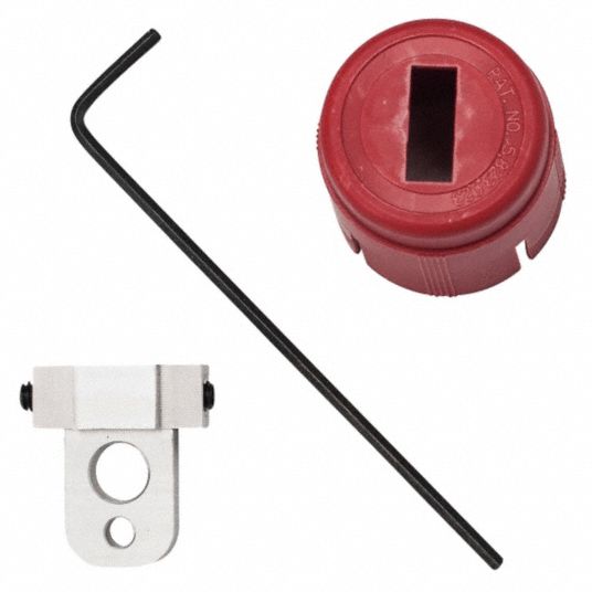 BRADY Air Line Regulator Lockout, Max. Number of Padlocks 1, Padlock