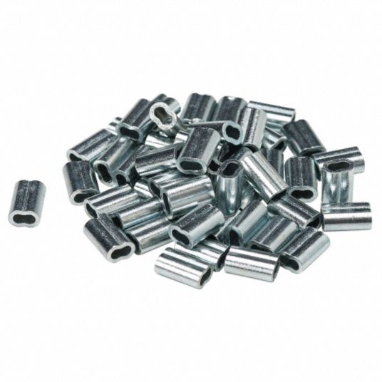 BRADY Tag Fastener Type Wire Clamp, Finish Zinc Plated, Zinc, 3/8 in