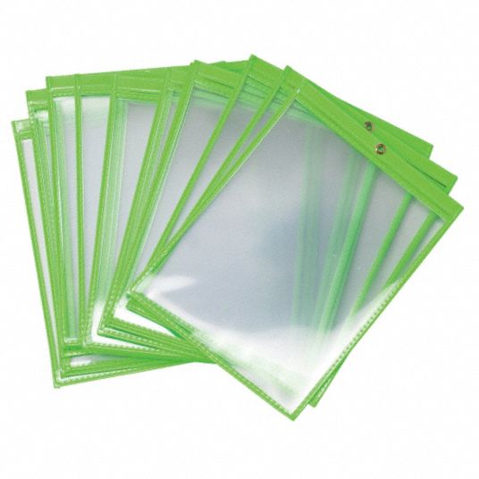 BRADY, Vinyl, Grommet, Shop Envelope - 15Y765|56945 - Grainger