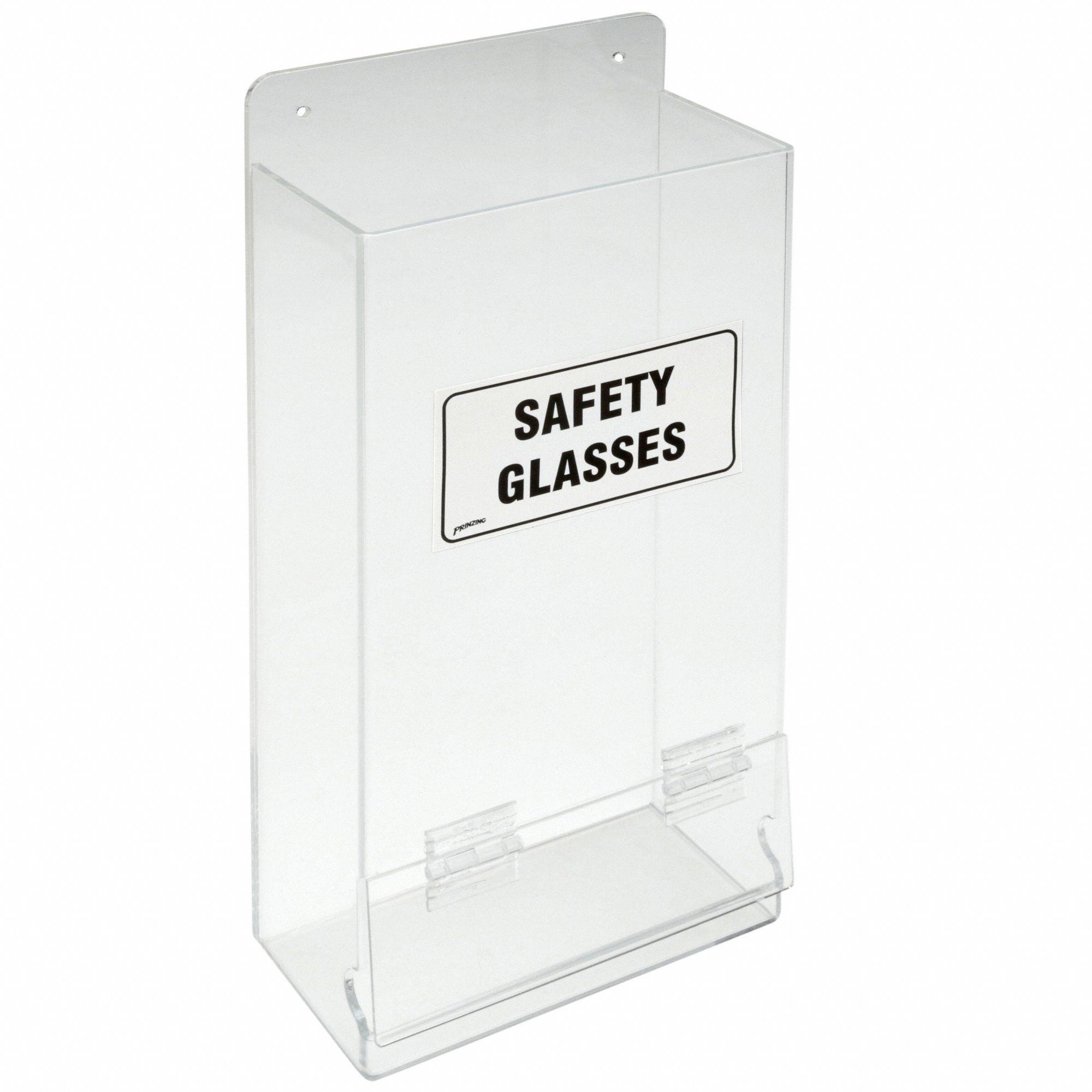 SPECTACLES OPEN DISPENSER, TRAY, 20 PAIRS, BLACK/CLEAR, PLASTIC, WALL/TABLE, 8X17¼X4 IN