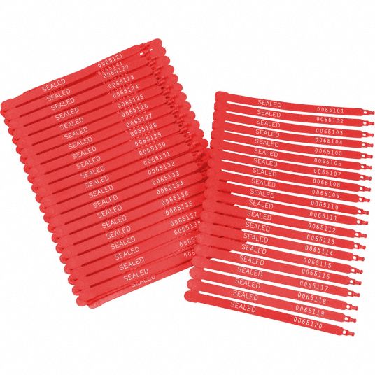 7 1/2 in Strap Lg, 1/4 in Strap Wd, Strap Seals - 15Y788