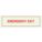 FIRE EXIT SIGN, POLYESTER, 14 IN WIDTH, 5 IN HEIGHT, ADHESIVE SURFACE