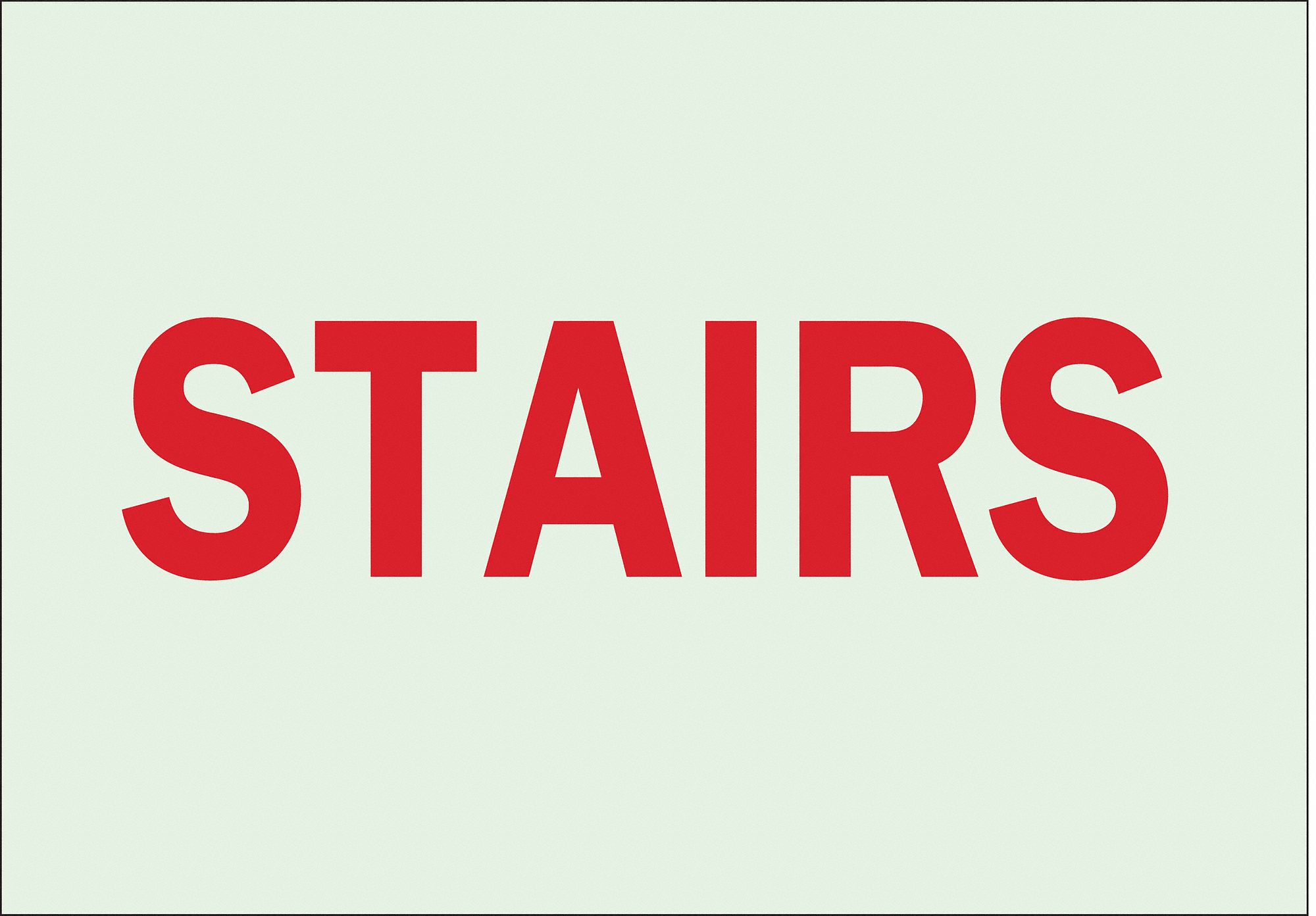 Sign, Stairs, 10"x14"
