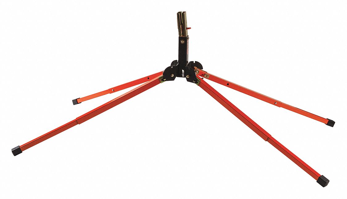 Sign Stand: Roll-Up, 36 in x 36 in, 48 in x 48 in Compatible Sign Size, 4 Legs, 12 in to 22 in