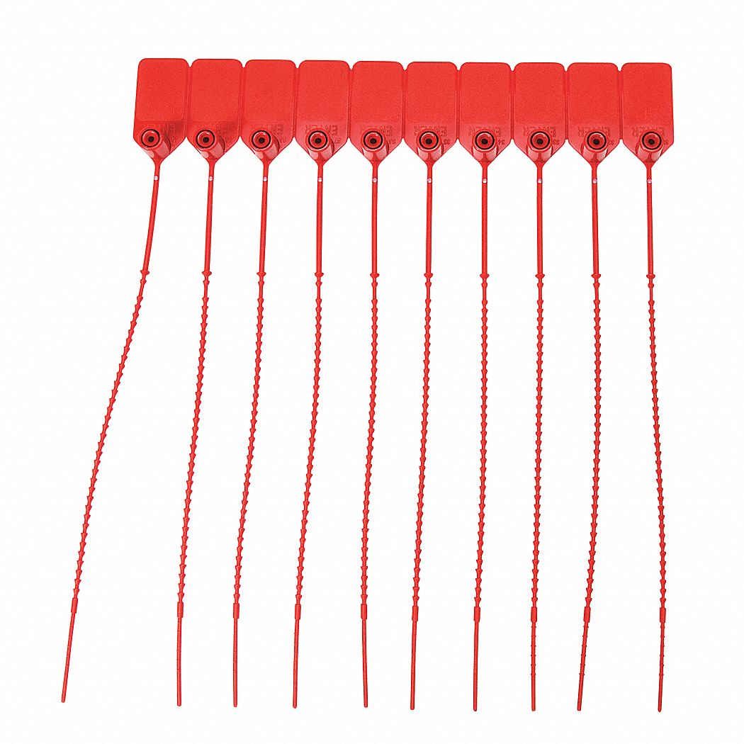 BRADY SEAL SECURITY RED 100/PK - Security Seals - BDY95150 | 95150 ...