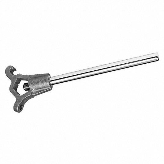 Adjustable Hydrant Wrench, 1.5 to 5.0 In