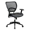 Leather Desk Chairs with Adjustable Arms