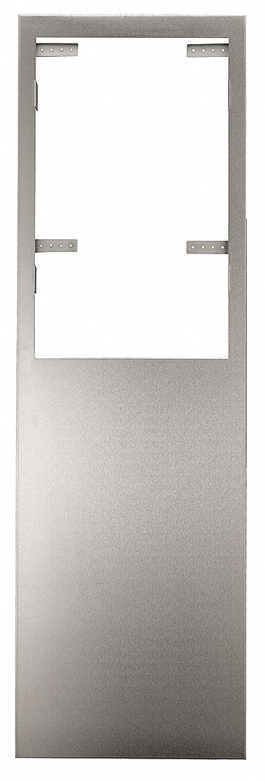 Wall Retrofit Kit Silver Stainless Steel