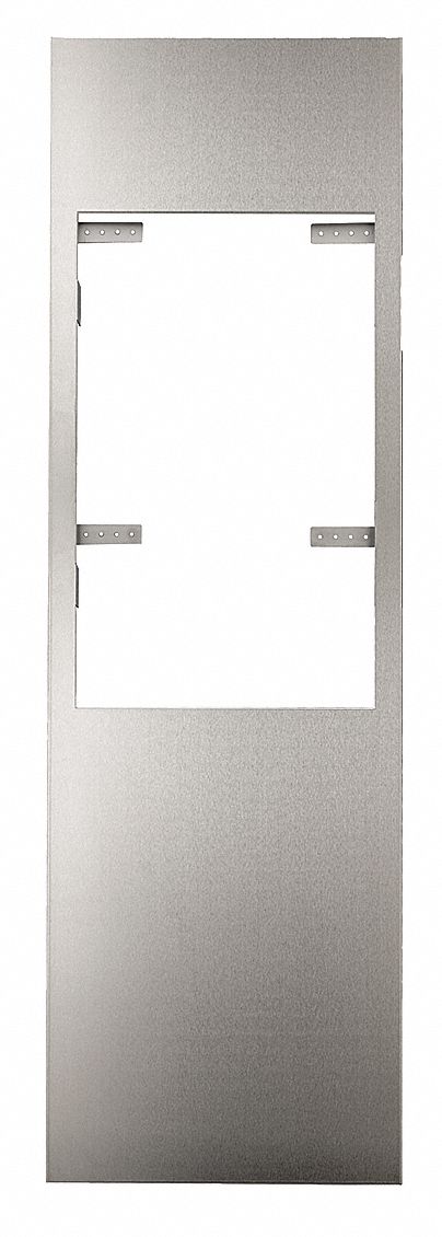 Wall Retrofit Kit Silver Stainless Steel
