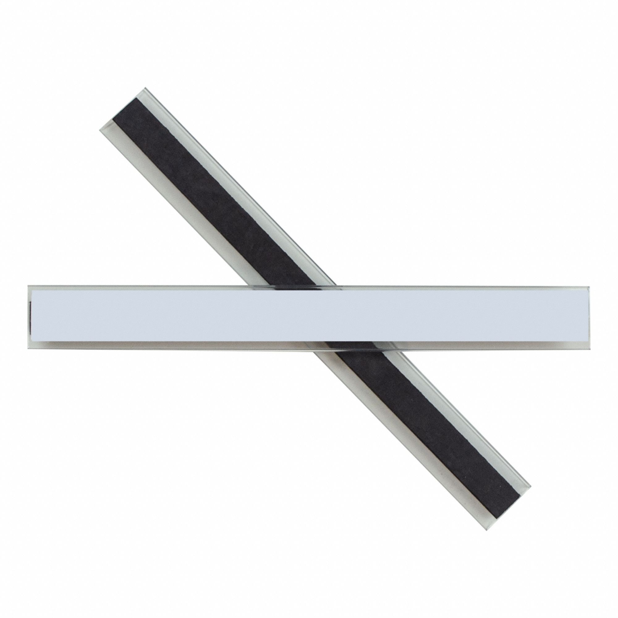 Label Holder: Magnetic, PVC, Clear, 1/2 in Compatible Sheet Ht
