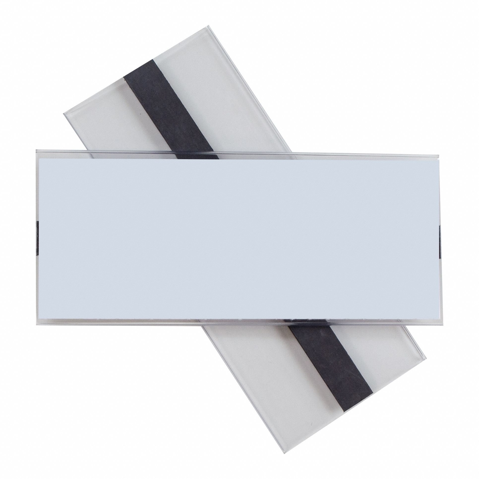 Label Holder: Magnetic, PVC, Clear, 2 1/2 in Compatible Sheet Ht