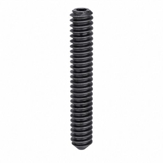 #6-32 Thread Size, 7/8 in Overall Lg, Socket Set Screw - 160A11|B07840 ...
