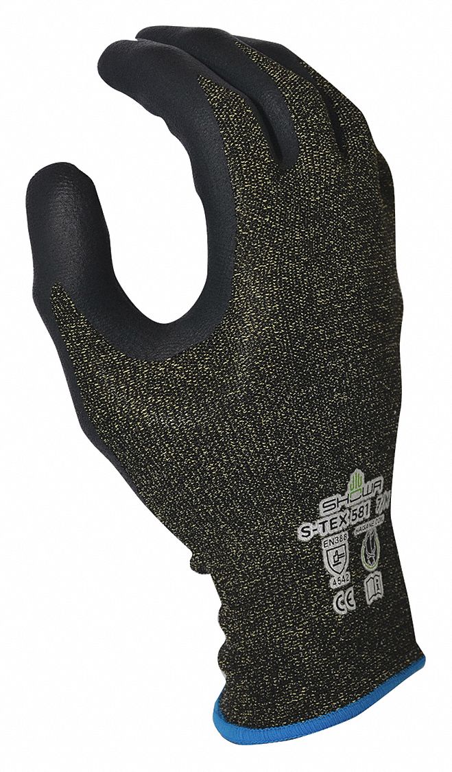 Coated Gloves Black/Gray S PR