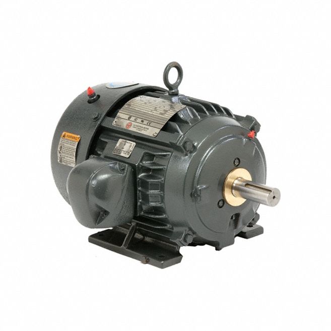 General Purpose Motor: Totally Enclosed Fan Cooled, Rigid Base Mount, 15 HP, 460V
