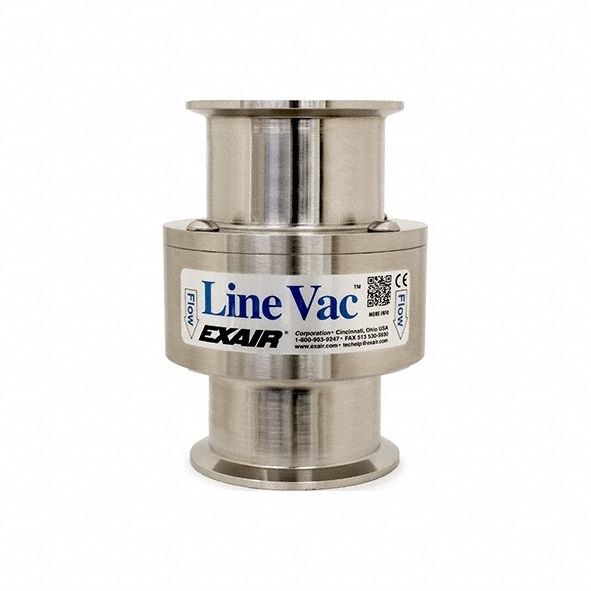 Vacuum Conveyor: For 3 in Hose I.D., 2 3/4 in Vacuum ID, 4 1/4 in Vacuum OD