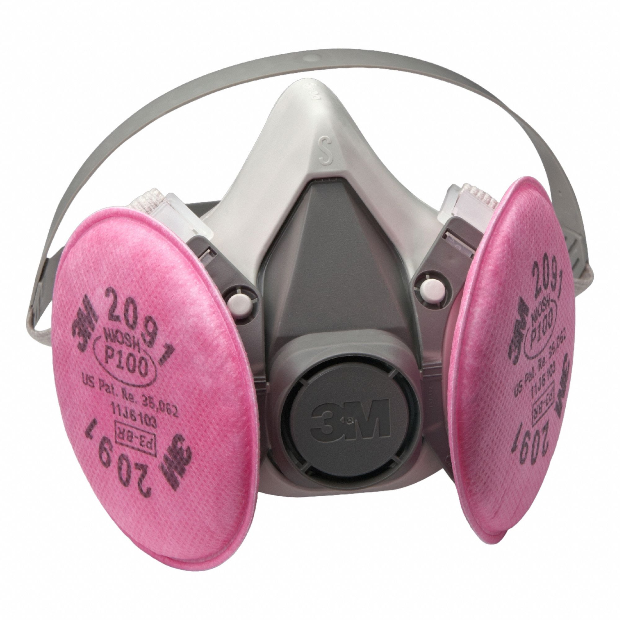 Half Mask Respirator Kit S Gray