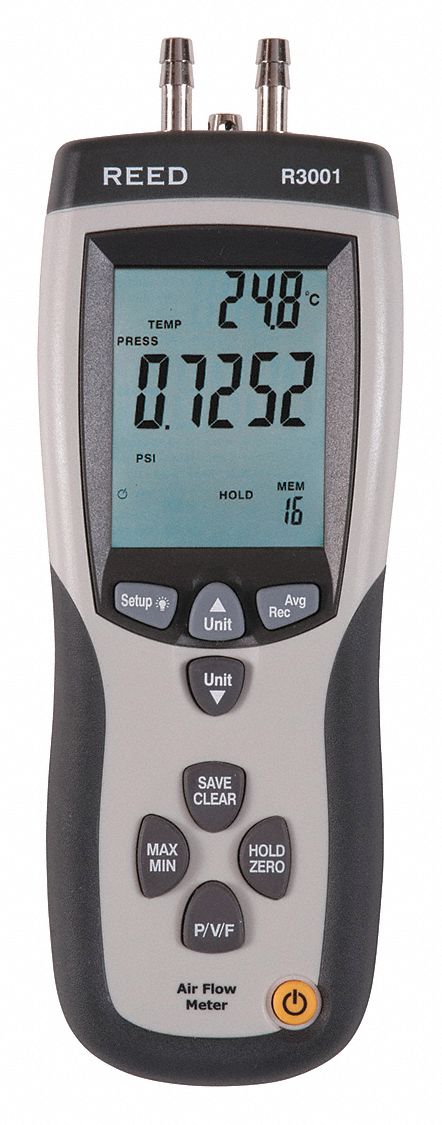 Analog Manometer Max 122 degrees F 12oz