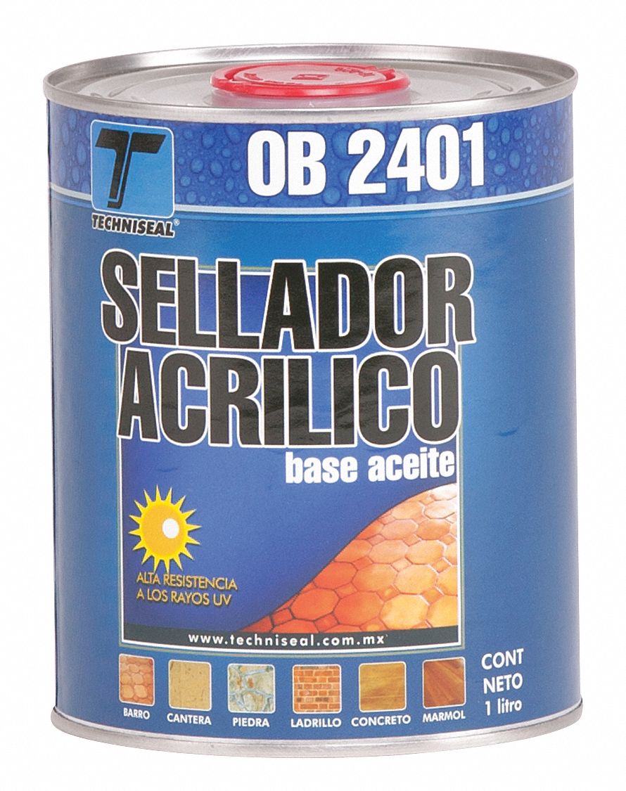 Techniseal Sellador Para Pisos 1l Dilución Recomendada Listo Para Usarse Ea1 Acabados Y