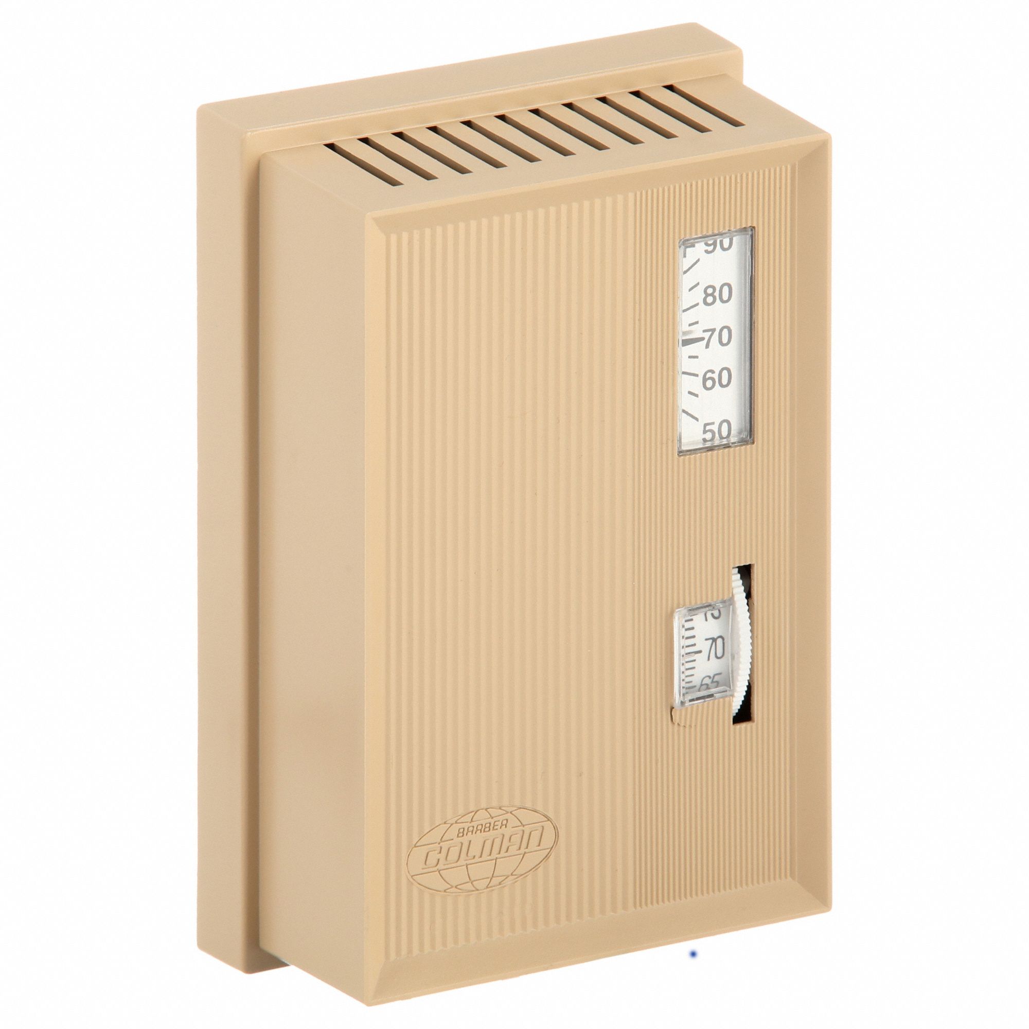 Pneumatic Thermostat: 55° to 85°F, 2 Pipes, High Volume Pipes/Air Flow Output, TK-1201