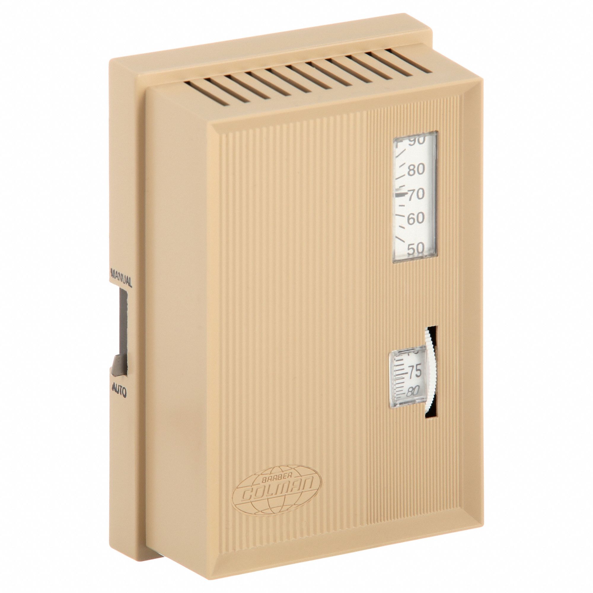 Pneumatic Thermostat: 55° to 85°F (Day/Night), 2 Pipes, High Volume Pipes/Air Flow Output