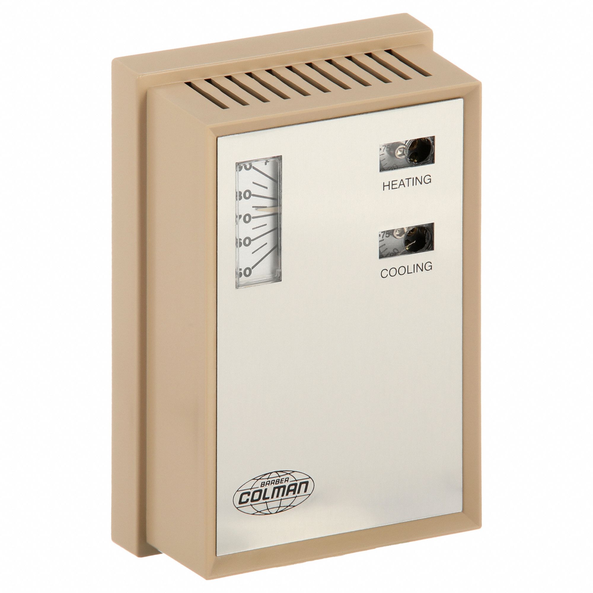 Pneumatic Thermostat: 55° to 85°F, 2 Pipes, High Volume Pipes/Air Flow Output, TK-1741