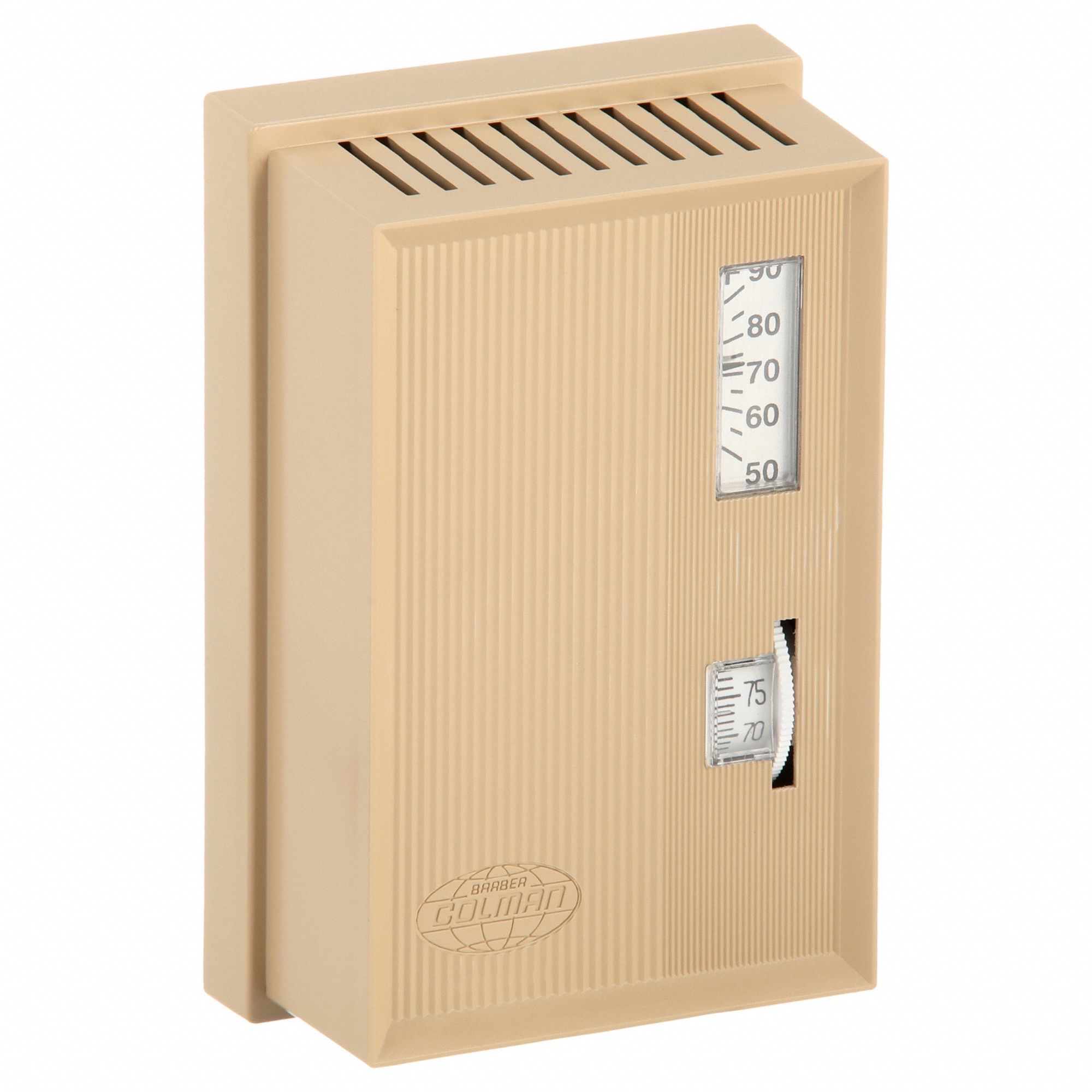 Pneumatic Thermostat: 55° to 85°F, 1 Pipe, Low Volume Pipes/Air Flow Output, Direct