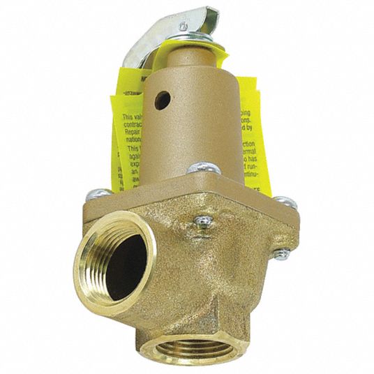 WATTS Pressure Safety Relief Valve, 3/4", 150 psi, Fits Brand Watts